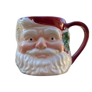 Teleflora Large Santa Claus Face Mug Ceramic Planter